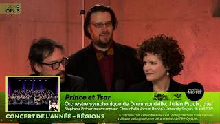 23e édition des PRIX OPUS. Concert de l'année - Régions