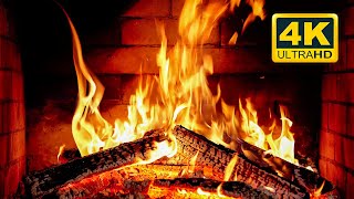 🔥 Cozy Fireplace 4K (12 HOURS). Fireplace with Crackling Fire Sounds. Fireplace Burning 4K