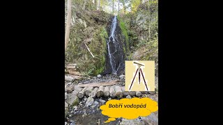 Waterfall  Beaver /Bobří vodopád   #solocamping #campingliv #nature  #live #waterfall