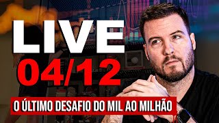 Thiago Nigro Live 4/12 - O último desafio do mil ao milhão - O PRIMO RICO (COMPLETO)