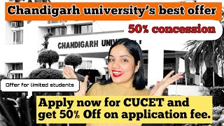 Chandigarh University CUCET 2023 APPLICATION FORM | CU ADMISSION 2023 | 50% off on CUCET Form