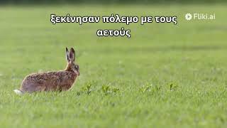 Οι λαγοί, οι αετοί και οι αλεπούδες. The hares, the eagles and the foxes.