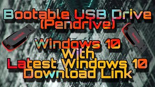 How To Make Bootable Pendrive For Windows 10 | Rufus | Windows 10