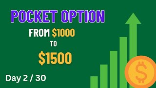 Pocket option : Making 1% daily / Binary trading