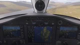 Landing in EKVG (Vágar / Faroe Islands) on 16AUG2022