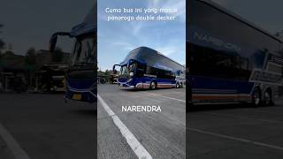 Bus double decker narendra tujuan Ponorogo