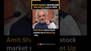 Amit Shah predicts on Stock Market