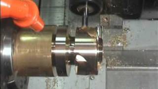 CNC machining of brass parts from bar stock