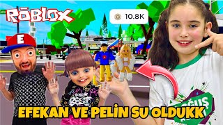 PELİNSU VE EFEKAN KARAKTERLERİ YAPTIK UÇAĞA BİNDİK ELİF İLE ROBLOX BrookHaven RP