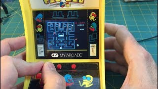 Micro Player Pac-Man Retro Arcade Unboxing Demo and Teardown