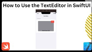 SwiftUI TextEditor Tutorial for Beginners | How to Use TextEditor in SwiftUI