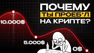 Почему 96,7% теряют на крипте 🔴 [топ-10 ошибок]