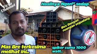 Box dragon brewog Dengan ruangan besar di kasik spiker waatt kecil tapi hasilnya ????