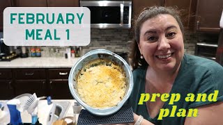 Prep and Plan with Me: February Meal 1: Winter Vegetable Gratin