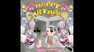 #Feliz#Cumpleaños#.                          Feliz cumpleaños a mí amiga Manu te deseo lo mejor