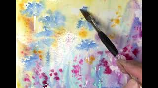 You Can Paint Fun Watercolour Flowers?