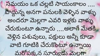 ప్రతి ఒక్కరూ తప్పక వినవలసిన హర్ట్ టచ్చింగ్ కథ|Heart touching stories in Telugu|Motivational stories.