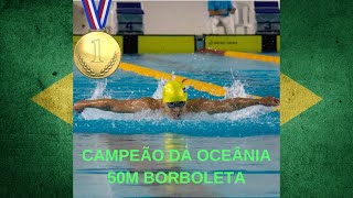 50 Borboleta Medalha de ouro com Adenilson Representando Brasil