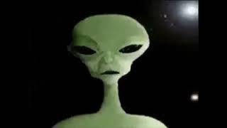 Green Alien Singing Counting Stars