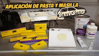 Aplicación de pasta y masilla en lámina desnuda | SauderSwaps