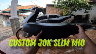 Modif jok standar mio jadi slim ala mio thailand