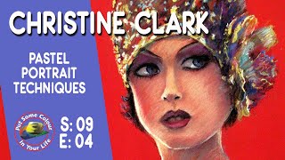 Pastel painting techniques & portrait painting tutorial with Christine Clark I Colour In Your Life