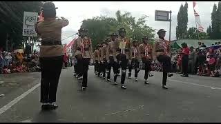 MA DARUSH SHIBYAN NW Lando PUTRI mewakili Kecamatan gerak jalan Indah di KABUPATEN Sabtu 27-08-2022.