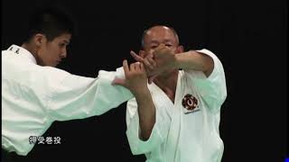 The secret techniques Oshi uke Maki Nage. Shorinji Kempo. Sensei Arai Tsunehiro. 少林寺拳法 武道少林寺拳法の講義