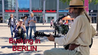 Busking in BERLIN - Suzie Q Strikes Again!