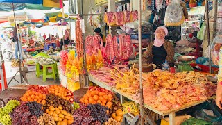 Walking around Food Market in Phnom Penh 2024 @The Food Market Tour 4K