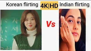 Korean flirting vs Indian flirting|#shorts #lovestatus #memes