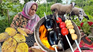 Приготовление кокореча в горах: традиционный вкус к кочевой жизни ИРАНа и выпечка хлеба