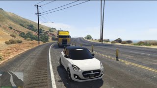 HIJACK TRUCK HE HAD A SUPER CAR INSIDE😝 | #shorts#gta5