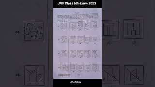 JNV Class 6th 2023 paper with answers 🔥🔥 | JNVST class 6th #jnv @FunToStudy_