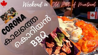 Korean restaurant BBQ, Oldport of Montreal, Canada, Weekend Malayalam vlog, student life in Canada