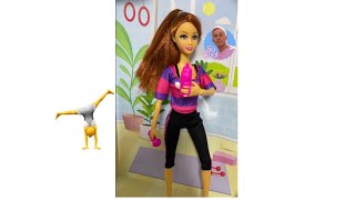 Fun with Fitness Barbie | Daily Routine #barbie #doll #fitness #routinevlog