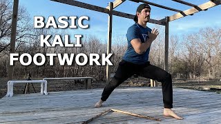 FOOTWORK BASICS You Need To Be Doing EVERYDAY for Filipino Martial Arts - Kali Stick Fighting