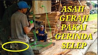 Rahasia Gergaji tajam...MENGASAH HANYA MENGGUNAKAN GERINDA SELEP