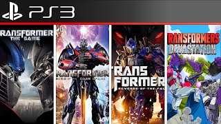 Transformers games for PS3  #gamehistory #evolutiongame