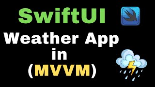 Weather App in SwiftUI using MVVM 🌤☀️🌨❄️🔥🔥  #swiftui #ios #mvvm