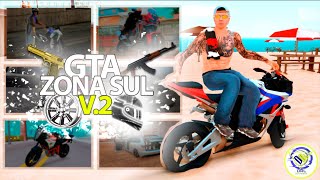 🔥😍SAIUU !! GTA MODIFICADO ZONA SUL RIO DE JANEIRO V.2 (PC FRACO/MÉDIO) *2024* DIFERENCIADO🚀💛 #gtasa