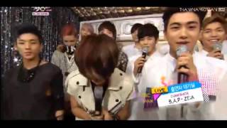 130809 B.A.P & ZE:A - Waiting Room @ Music Bank