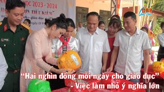 “Hai nghìn đồng mỗi ngày cho giáo dục” - Việc làm nhỏ ý nghĩa lớn