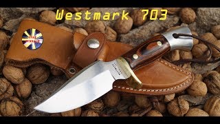 Western Knife Company WESTMARK 703 vintage USA knives hunting Bowie Jagdmesser custom quality old