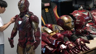 [RZ Герои] 1:1 Масштаб Iron Man Mark6 Костюм костюм повреждения Custom