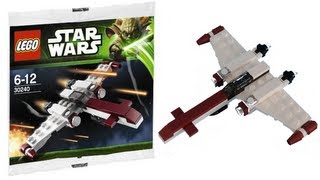 LEGO Star Wars 30240 Z-95 Headhunter Poly Bag Stop-Motion Speed Build Review