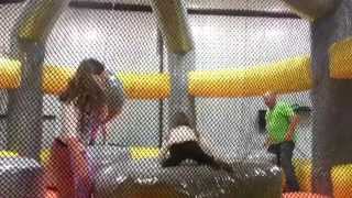 Wrecking Ball bounce house fail.