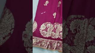 Pure dola silk jaipuri saree #sareefashion #fashion #wedding #partywearsaree #shortvideo #viral