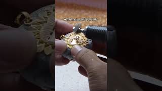 Handmade gold pendants #gold #22kgold #handmadejewelry #goldjewellery #24kgold #shorts #asmr #golden