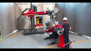 Column-Boom & Positioner Welding Automation/Kolon-Bom ve Pozisyoner Kaynak Otomasyonu MCB4x4 & SRP3